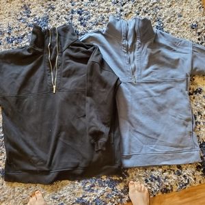 Black and blue old navy sweatshirts